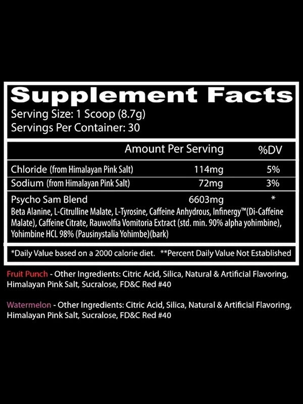 PSYCHO SAM 30 SERVICIOS