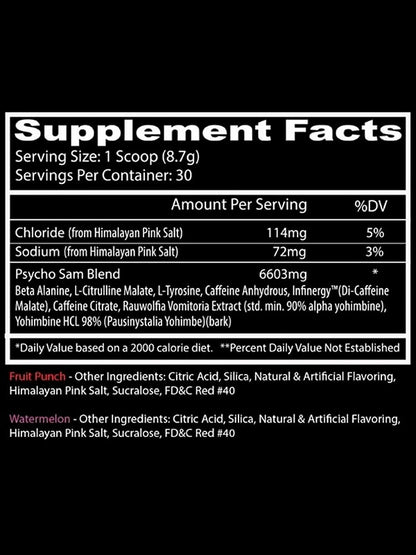 PSYCHO SAM 30 SERVICIOS